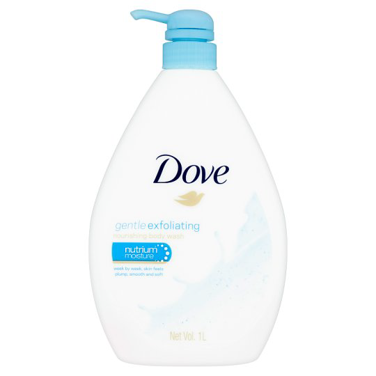 DOVE GENTLE EXFOLIATING BODY WASH 1L