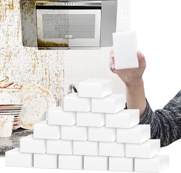 Magic Sponges Cleaning Eraser 50 Pack Melamine Sponge Foam Pads