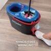 O-Cedar EasyWring RinseClean Microfiber Spin Mop Bucket Floor Cleaning System Grey