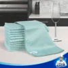 MR.SIGA Ultra Fine Microfiber Cloths for Glass Pack of 6